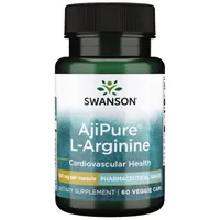 Swanson - AjiPure L-Arginine, 500mg, 60Vegetarian Softgels