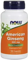 NOW Foods - American Ginseng, 500mg, 100 Vegetarian Softgels