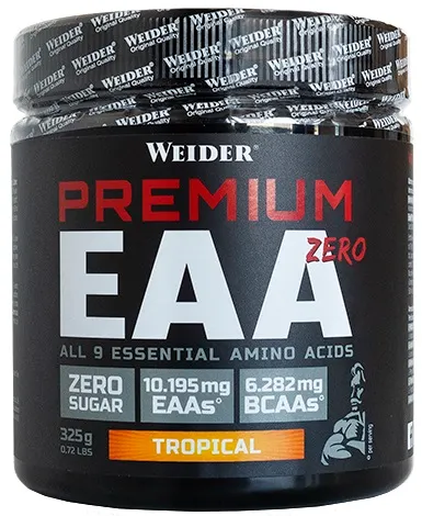 Weider - Premium EAA Zero, Tropikalne, Proszek, 325g