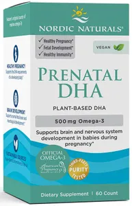 Nordic Naturals - Prenatal DHA Vegan, 500mg, 60 kapsułek miękkich