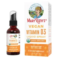 MaryRuth Organics - Vegan Vitamin D3 Liquid Spray, 30 ml