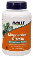 NOW Foods - Cytrynian Magnezu,  Magnesium Citrate, 400mg, 120 vkaps 