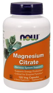 NOW Foods - Cytrynian Magnezu,  Magnesium Citrate, 400mg, 120 vkaps 