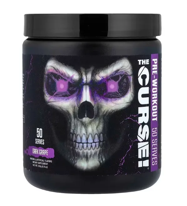 JNX Sports - The Curse! Pre-Workout, Dark Grape, Powder, 250g