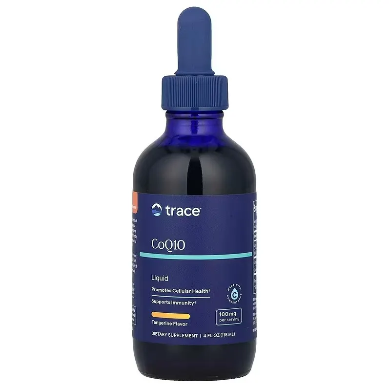 Trace Minerals - Koenzym Q10, 100mg, Płyn,118 ml 
