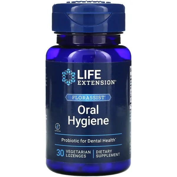 Life Extension - Florassist, Higiena Jamy Ustnej, 30 pastylek do ssania