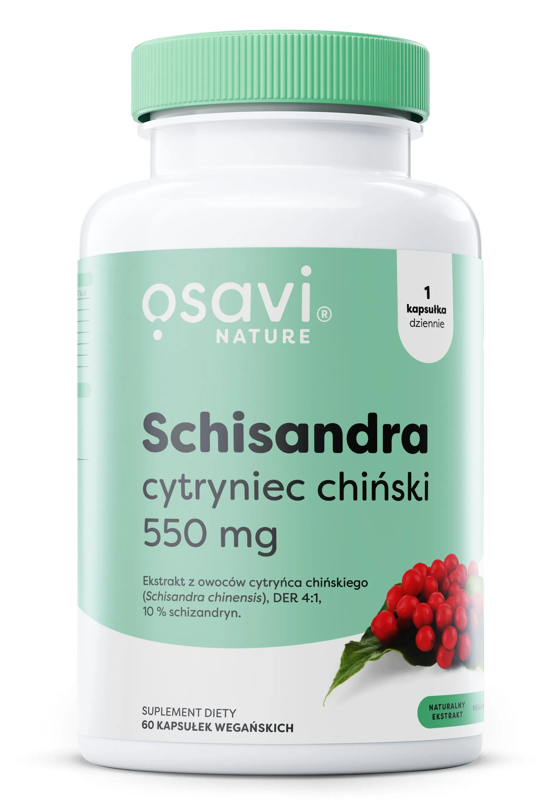 Osavi - Schisandra Cytryniec Chiński, 550 mg, 60 vkaps 