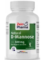 Zein Pharma - D-Mannoza, Natural D-Mannose, 500mg, 60 kapsułek