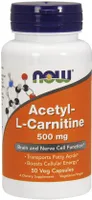 NOW Foods - Acetyl L-Carnitine, 500mg, 50 capsules