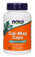 NOW Foods - Cal-Mag Caps, Bones Health, 120 Capsules