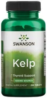 Swanson - Kelp, Jod, 225mcg, 250 tabletek