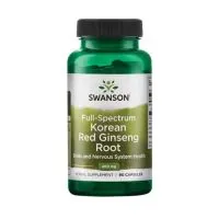 ﻿Swanson - Full Spectrum Korean Red Ginseng (Żeń-Szeń), 400mg, 90 kapsułek