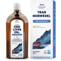 Osavi - Tran Norweski, 1000mg Omega 3, Cytryna, 500 ml