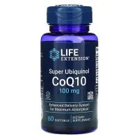 Life Extension - Super Ubiquinol CoQ10, 100mg, 60 kapsułek miękkich 