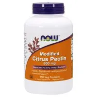 NOW Foods - Modified Citrus Pectin,  Pektyna Cytrusowa, Detox, 800mg, 180 vkaps