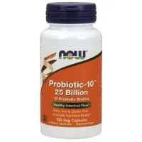 NOW Foods - Probiotic-10, 25 Billion, Probiotyk, 100 vkaps