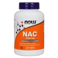 NOW Foods - NAC N-Acetyl Cysteina, 1000mg, 120 tabletek