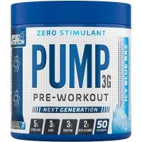 Applied Nutrition - Pump Zero Stimulant, Icy Blue Raz, Proszek, 375g