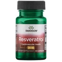Swanson - Resveratrol, 100mg, 30 kapsułek