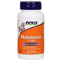 NOW Foods - Melatonina, 1mg, 100 tabletek