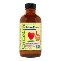 Child Life - Aller-Care, Multiwitaminy dla Dzieci, Natural Grape, Płyn, 118 ml
