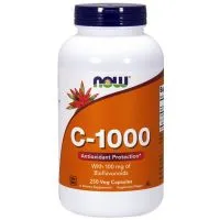 NOW Foods - Witamina C-1000 + 100mg Bioflawonoidów, 250 vkaps