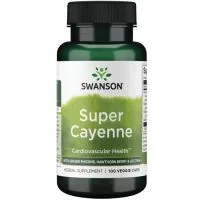 Swanson - Cayenne, 100 kapsułek roslinnych
