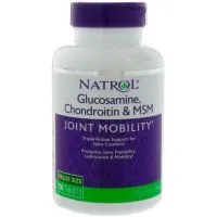﻿Natrol - Glukozamina, Chondroityna, MSM, 150 tabletek