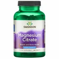 Swanson - Magnesium Citrate, 225mg, 240 tabletek
