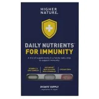Higher Nature - Daily Nutrients for Immunity, Wzmocnienie Odporności, 28 tabletek