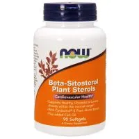 NOW Foods - Beta-Sitosterol, Sterole Roślinne, 90 kapsułek miękkich