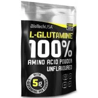 BioTechUSA - 100% L-Glutamina, Bezsmakowa, Proszek, 1000g