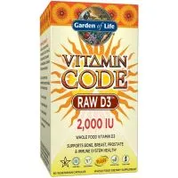 Garden of Life - Vitamin Code RAW D3, 2000 IU, 60 vkaps