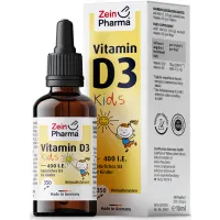 Zein Pharma - Witamina D3 dla Dzieci, 400IU, Płyn, 10 ml