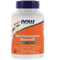 NOW Foods - Probiotyki Saccharomyces Boulardii, 120 vkaps