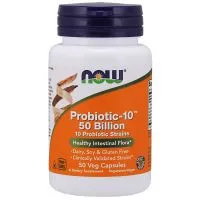 NOW Foods - Probiotic-10, 50 Billion, Probiotyk, 50 vkaps