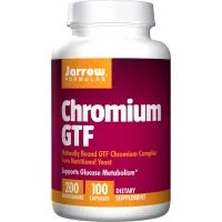 Jarrow Formulas - Chromium GTF, Chrom, 200mcg, 100 kapsułek