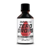 BioTechUSA - Zero Drops, Truskawka, Płyn,  50 ml