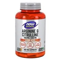 NOW Foods - Arginina i Cytrulina, 500/250, 120 vkaps