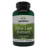 Swanson - Olive Leaf Extract, Liść Oliwny, 500mg, 120 kapsułek