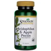 Swanson - Acidophilus & Pektyna Jabłkowa, 90 kapsułek