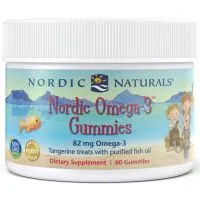 Nordic Naturals - Omega 3 Gummies, 82mg, Mandarynka, 60 żelek