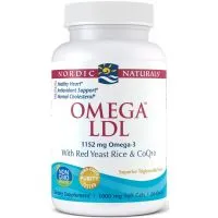 Nordic Naturals - Omega LDL + Red Yeast Rice + CoQ10, 1152mg, 60 kapsułek miękkich