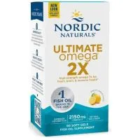 Nordic Natturals - Ultimate Omega 2X, 2150mg Lemon, 90 kapsułek miękkich 