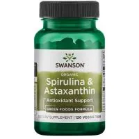Swanson - Spirulina i Astaksantyna Organic, 120 vkaps