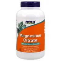 NOW Foods - Cytrynian Magnezu,  Magnesium Citrate, 400mg, 240 vkaps