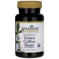 Swanson - Ekstrakt z Zielonej Kawy, 400mg, 60 kapsułek