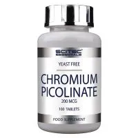 SciTec - Pikolinian Chromu, Chromium Picolinate, 200mcg, 100 tabletek  