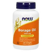 NOW Foods - Olej z Ogórecznika, Borage Oil, 1000mg, 60 kapsułek miękkich