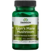 Swanson - Full Spectrum Lion's Mane Mushroom, 500mg, 60 kapsułek